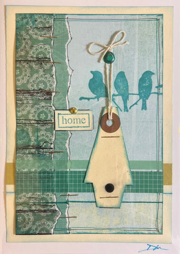 Birdhouse Card 9