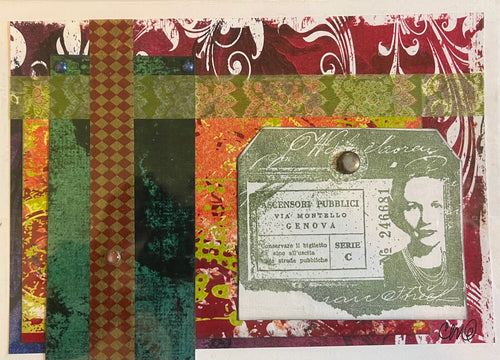 Stamped Image Card 30
